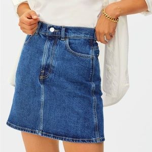 EVERLANE Way-High Denim Skirt - Size 26